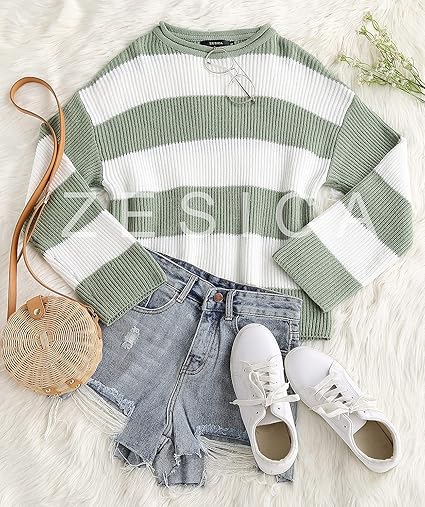 Comfy Loose Oversized Knitted Pullover Sweater