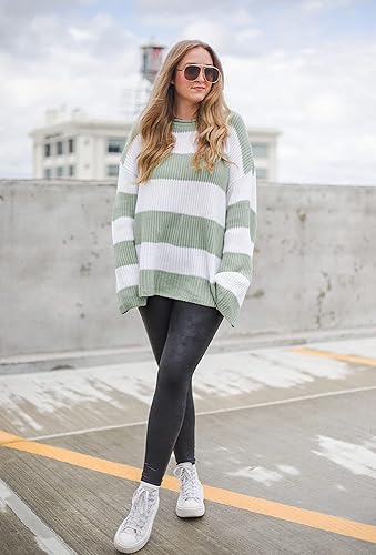 Comfy Loose Oversized Knitted Pullover Sweater