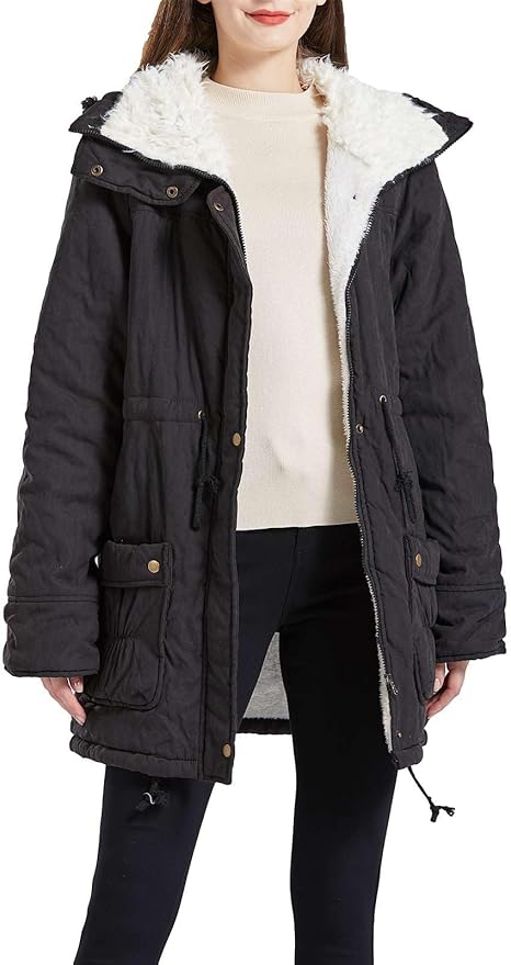 Women's Winter Mid Length Thick Warm Jacket Coat