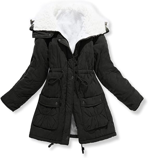 Women's Winter Mid Length Thick Warm Jacket Coat