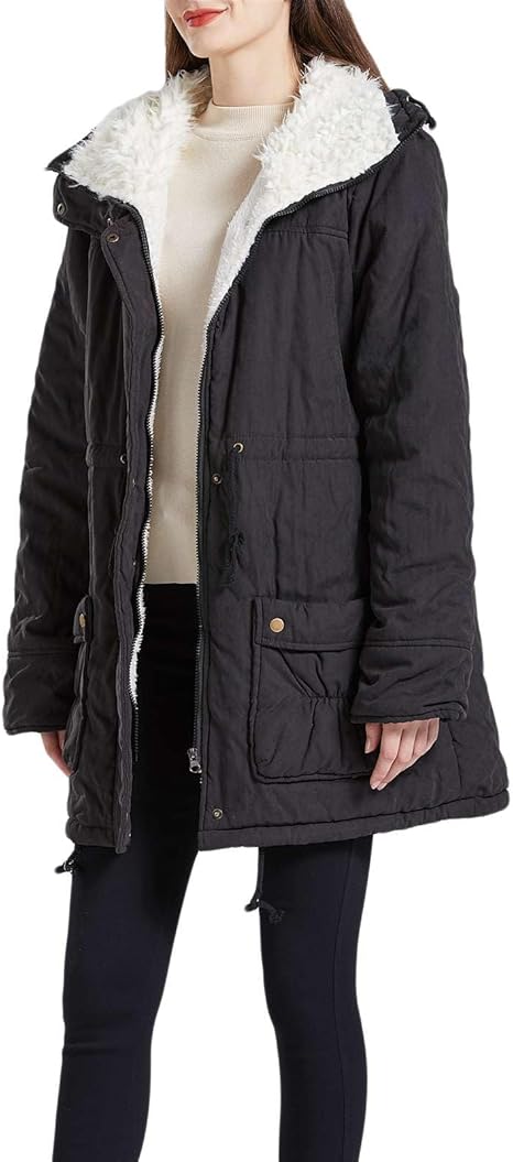 Women's Winter Mid Length Thick Warm Jacket Coat